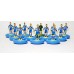 Subbuteo Andrew Table Soccer Alexandra Blue kit on WSB Professional bases